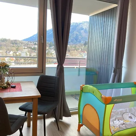 아파트 Alpen-/stadtpanorama